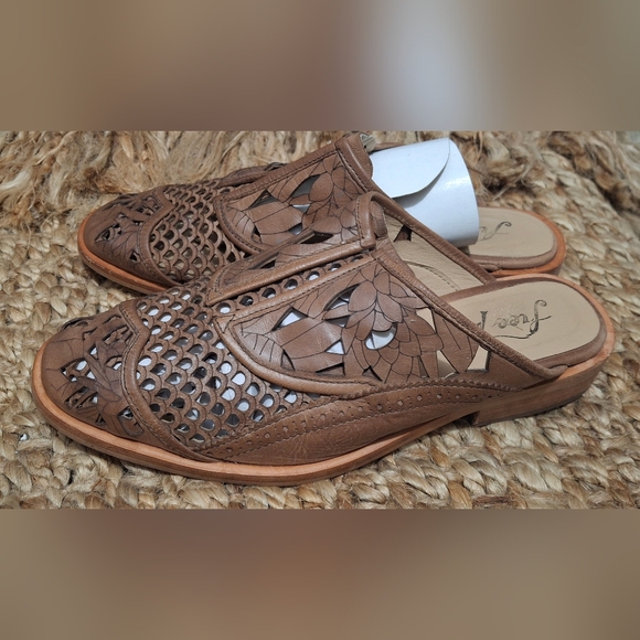 Free People Paramount Leather Cutout Loafers Size 38 lagenlook profesional  37